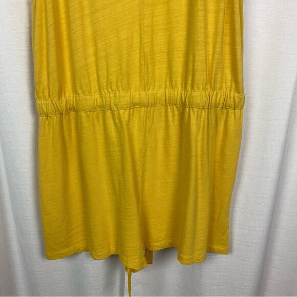 LOFT Plus Yellow Cotton V Neck Romper Sz.22W NWT - Picture 12 of 15